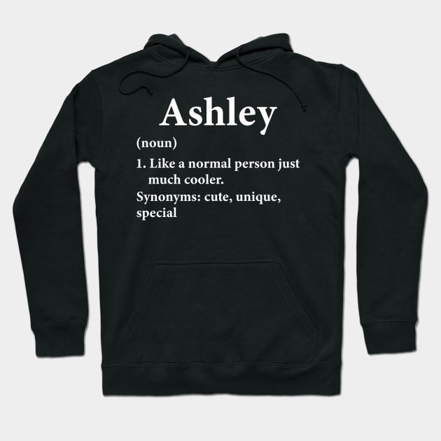 Ashley Name Definition Hoodie by HawaiPlus